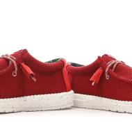 Chaussures Rouge Homme Hey Dude Wally Sport Mesh vue 7