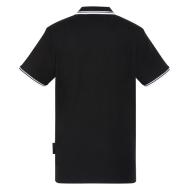 Polo Noir/Blanc Homme Schott PSWILL2 vue 2