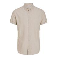 Chemise Manches courtes Beige Homme Jack & Jones Summer pas cher