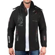 Parka Softshell Noir Homme Geographical Norway GN-ROYAUTE pas cher