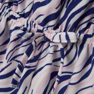 Combishort Bleu/Blanc à fleurs Fille Name it Vinaya vue 3