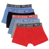 Lot de 5 Boxers Bleu/Rouge Garçon Airness pas cher