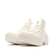 Baskets Blanches Femme Converse All Star Lugged vue 6