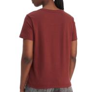 T-Shirt Marron Femme Calvin Klein Jeans Archive LV047B205G vue 2