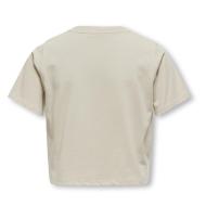 T-Shirt Beige Fille Kids ONLY Silvina vue 2