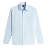 Chemise Bleu Clair Homme Tommy Hilfiger Poplin vue 2