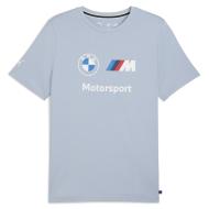 T-Shirt Bleu Homme Puma Bmw Mms Logo pas cher