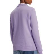 Sweat Violet Femme Tommy Hilfiger Flag Crew DW0DW19959 vue 2