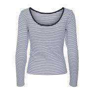 Top Gris/Marine à rayures Femme Vero Moda Chloe vue 2