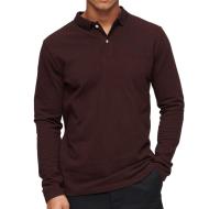 Polo Bordeaux Homme Superdry Vintage