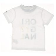 T-shirt Blanc Garçon EOM Dixsou vue 2