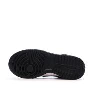 Baskets Noir/Blanc Mixte Nike Dunk Low Panda vue 5