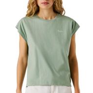 T-shirt Vert Femme Pepe jeans Bloom0