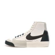 Baskets Blanches/Bleu Garçon Nike Blazer Mid '77 pas cher