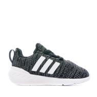 Baskets Noir/Blanc Garçon Adidas Swift Run 22 vue 2