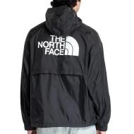 Schwarze Jacke Männlich The North Face Wind Ansicht 2