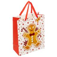 Sac Cadeau Petit Modèle Pain d'épice Atmosphera pas cher