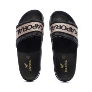 Claquettes Noir Femme Kaporal Tapioca vue 3