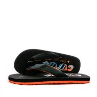Tongs noir/orange Garçon Cool Shoe Dony pas cher