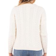Pull Blanc Femme Superdry Dropped Shoulder vue 2