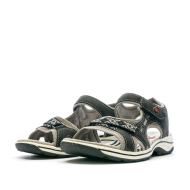 Sandales Noir/Gris Femme RELIFE Hubert vue 6
