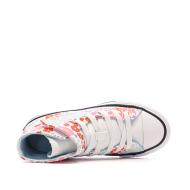 Baskets Blanches à fleurs Fille Converse All Star Easy On Floral vue 4