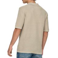 Polo Beige Herren Only & Sons Seric Reg Ansicht 2