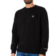 Sweat Noir Homme Calvin Klein Jeans Essential Bright