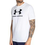 T-shirt Blanc Homme Under Armour Logo