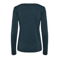 T-Shirt Manches Longues Vert/Doré Femme Pieces Billo vue 2