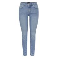 Jean Slim Bleu Femme Pieces Nunnas pas cher
