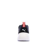 Puma Soft Wired 2 Sneaker für Jungen in Marineblau/Weiß/Rosa Ansicht 3