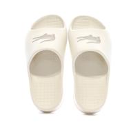 Lacoste Serve Slide 2.0 Damen Steppschuhe Beige Ansicht 3