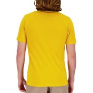 T-shirt Jaune Homme New Balance Core vue 2