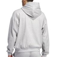 Sweat Gris Homme Adidas Slt Fleece Hood vue 2