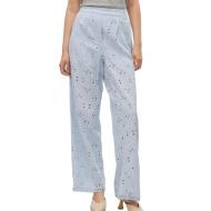 Pantalon fluide Bleu Femme Vero Moda Wide