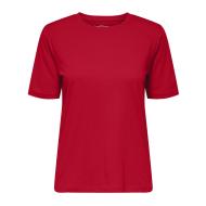 T-Shirt Rouge Femme Only Happy