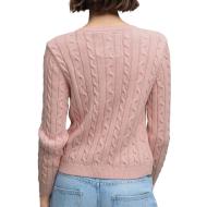Pull Rose Femme Superdry Essentials Cable Jumper vue 2
