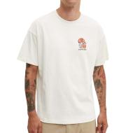 T-shirt Beige Homme Converse Mushroom
