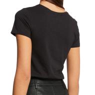 T-shirt Noir Femme Morgan DZEBA vue 2