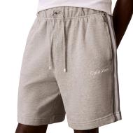Short Gris Homme Calvin Klein Jeans Logo Tape Terry pas cher