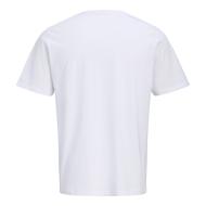 T-Shirt Blanc Homme Jack & Jones Brandy vue 2
