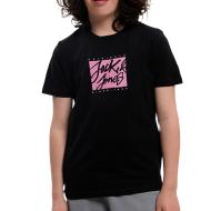 T-shirt Noir Garçon Jack & Jones Jorraces