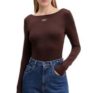 Body Marron Femme Tommy Hilfiger Silver pas cher