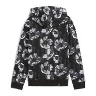Sweat à Capuche Noir/Gris Fille Puma Ess+ Class vue 2