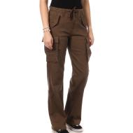 Pantalon Marron Femme Monday Premium Cargo pas cher