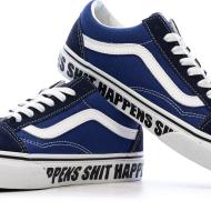 Baskets Bleu Garçon Vans Old Skool vue 7