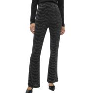 Pantalon Noir/Argenté Femme Vero Moda Lucy Hw Glitter pas cher
