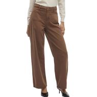 Jean Large Marron Femme Vila Vicazo Wide pas cher