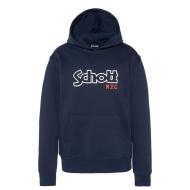 Sweat à Capuche Marine Garçon Schott Sidney